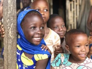 Africa niños de benin