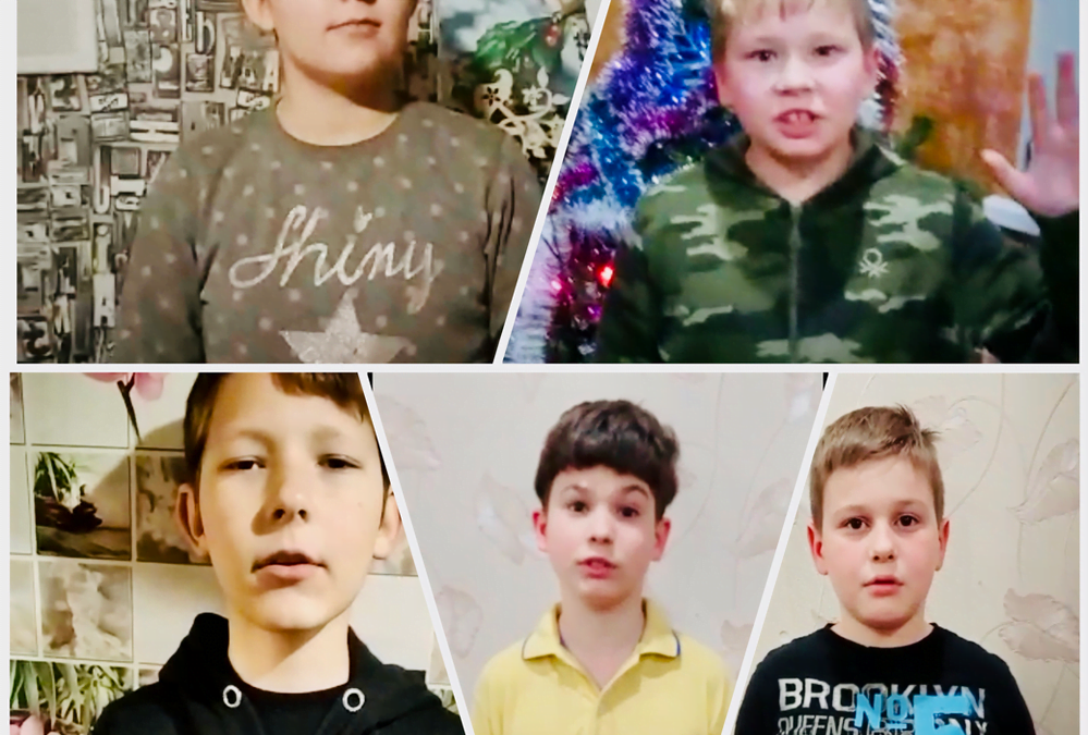 Los niños y niñas del Donbas piden la paz