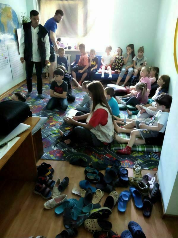 niños casa acogida Ucrania