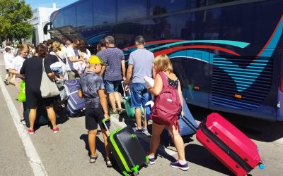 .-Regresan a Ucrania los menores acogidos en verano por familias valencianas