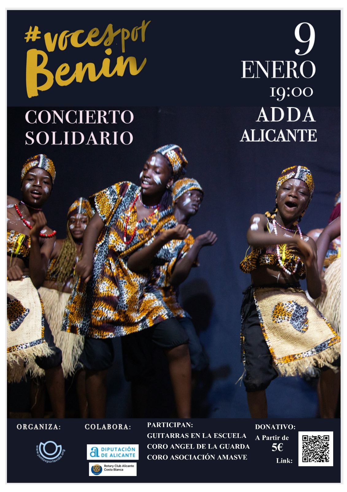 cartel ADDA cartel concierto en ADDA, Auditorio de Alicante