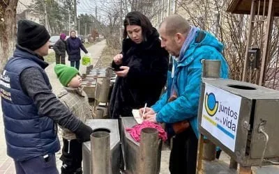 .-Calor humanitario para el frio del invierno y la guerra en Ucrania