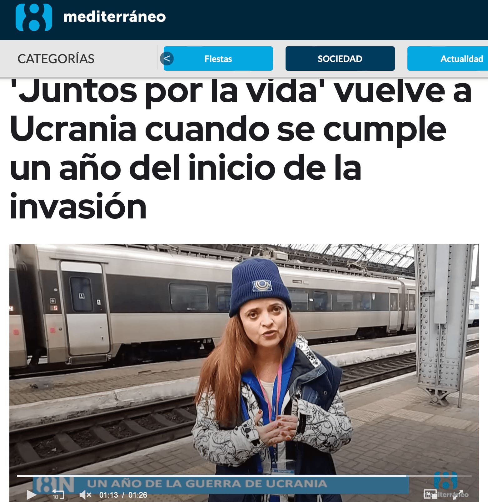 La Ocho TV- entrevista a Clara Arnal