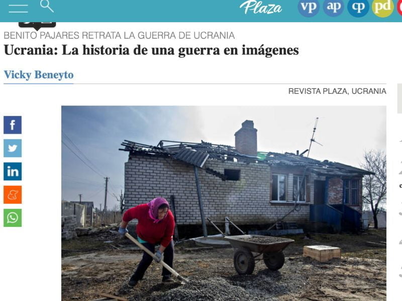 Noticia: historia guerra Ucrania en imágenes