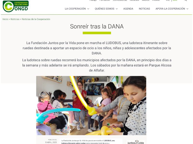 Ludobus. Información de la coordinadora