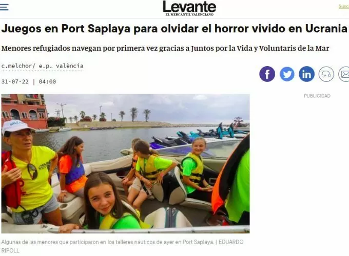 noticia niños juegos marineros