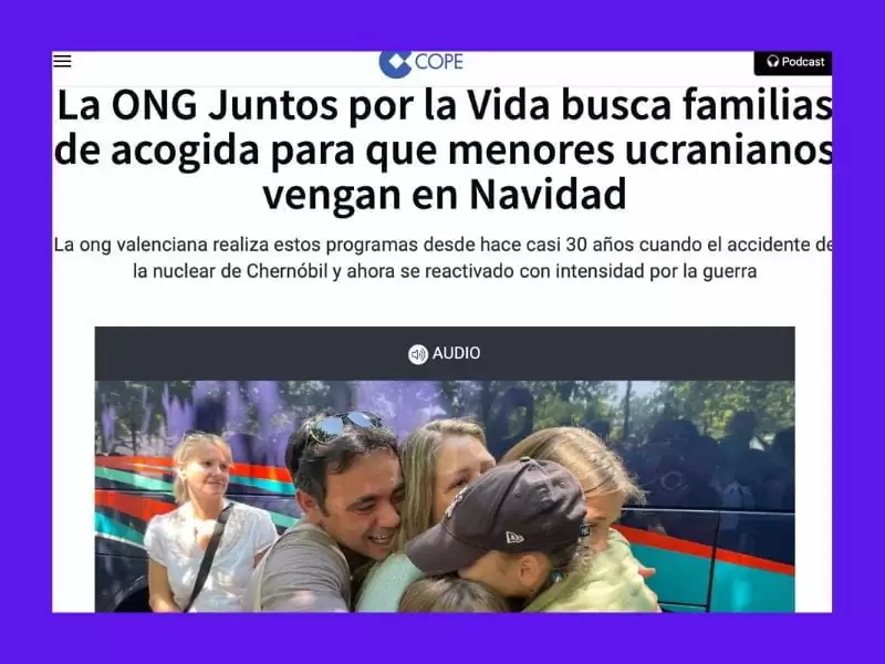 Cope- Petición familias de acogida para menores