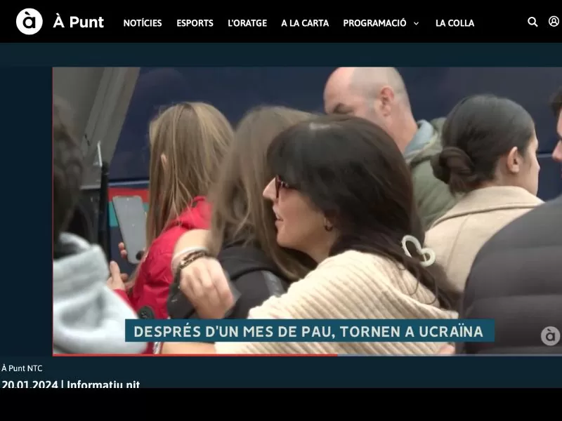 Vuelven a Ucrania los menores acogidos
