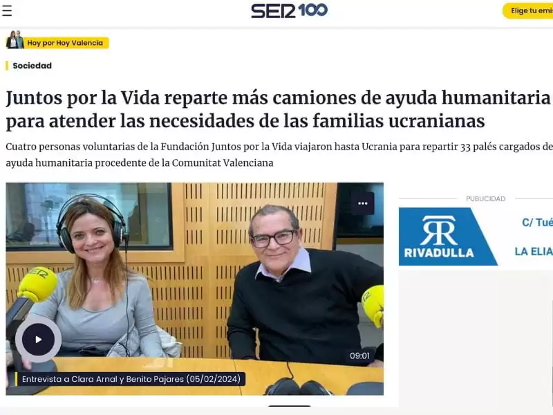 Reparto de Ayuda Humanitaria en Ucrania