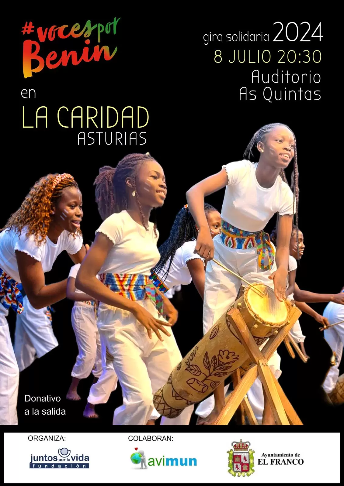 Cartel del concierto de La Caridad