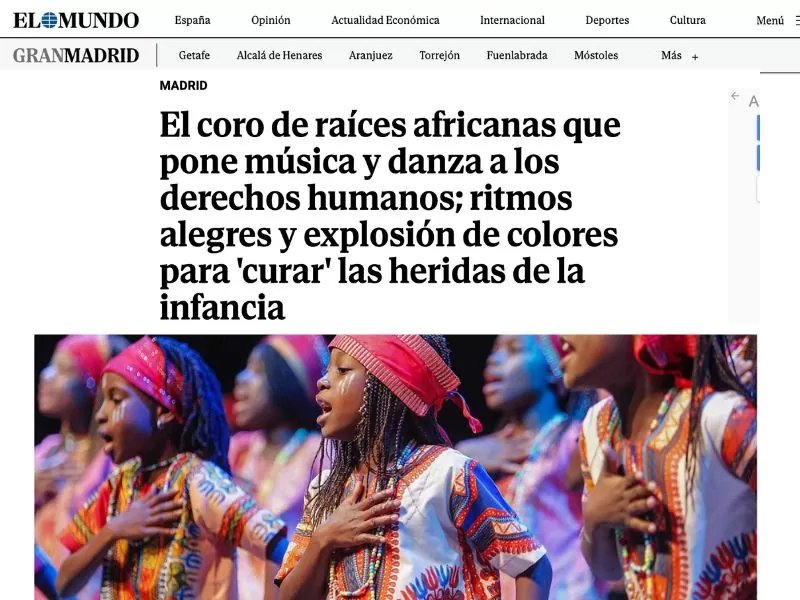 El mundo - noticia concierto Boadilla