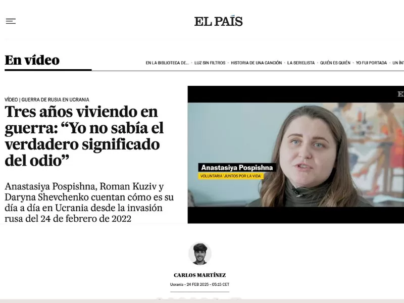 3 años de guerra en Ucrania